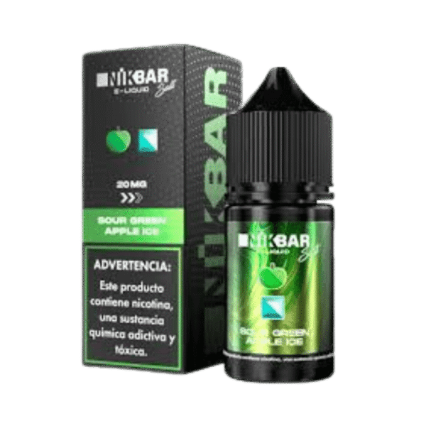 líquido nikbar salt - Líquido Nikbar Salt - Sour Green Apple Ice
