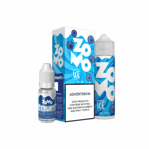 blueberry ice - Líquido Zomo - Blueberry Ice - Iceburst