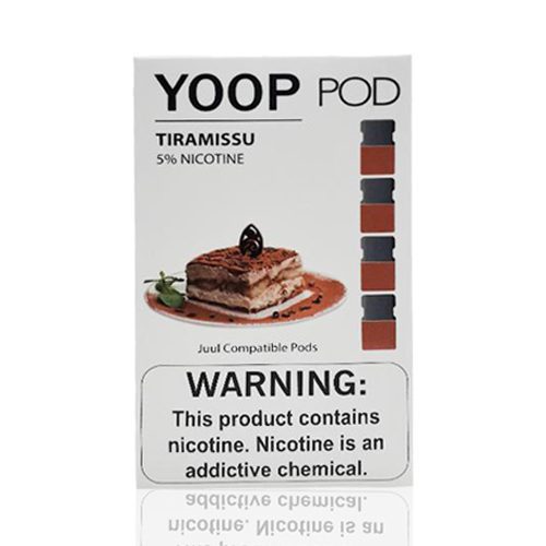 Yoop Pods Tiramissu - Compatíveis Com Juul - Yoop Vapor 1 Pod Tiramissu - Yoop Pods Tiramissu - Compatíveis Com Juul - Yoop Vapor