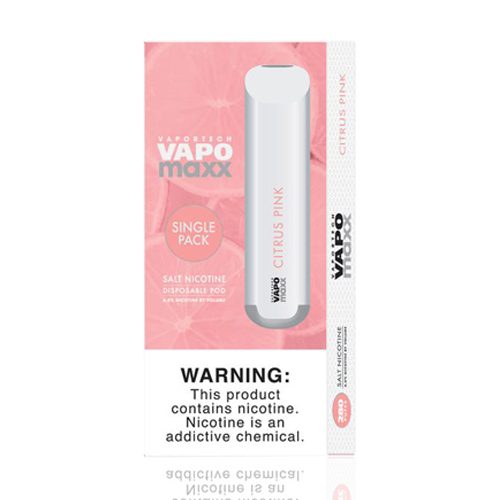 Pod Descartável Vaportech - 280 Puffs - Vapo Maxx - Citrus Pink 1 Pod Descartável Vaportech - Pod Descartável Vaportech - 280 Puffs - Vapo Maxx - Citrus Pink