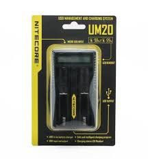 Carregador Um20 Usb - Nitecore® 1 Carregador Um20 Usb - Carregador Um20 Usb - Nitecore®