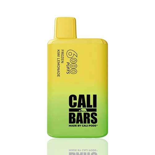 pod descartável cali bars - Pod descartável Cali Bars - 6000 puffs - Frozen Kiwi Lemonade