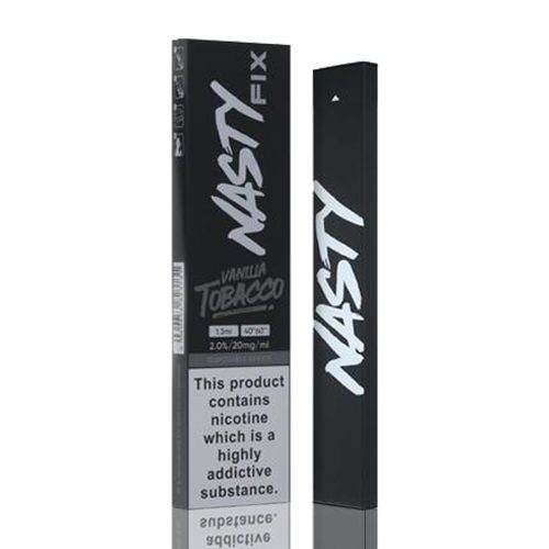 Pod Descartável Nasty Fix - 300 Puffs - Vanilla Tobacco 1 Pod Descartável Vanilla Tobacco - Pod Descartável Nasty Fix - 300 Puffs - Vanilla Tobacco