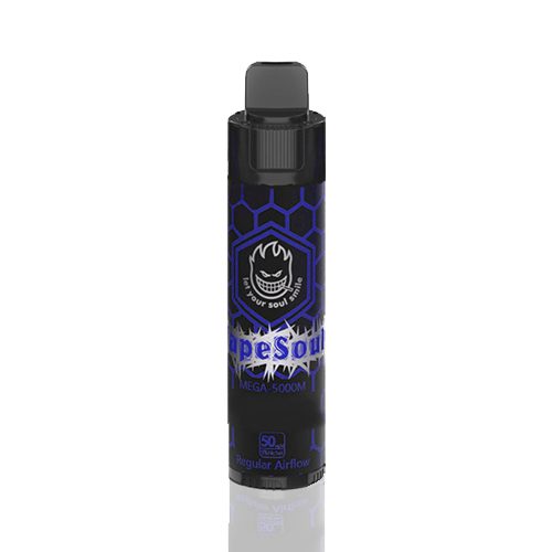 pod descartavel vapesoul 5000 puffs - Pod descartável Vapesoul - Mega - 5000 puffs - Blackcurrant Lemonade