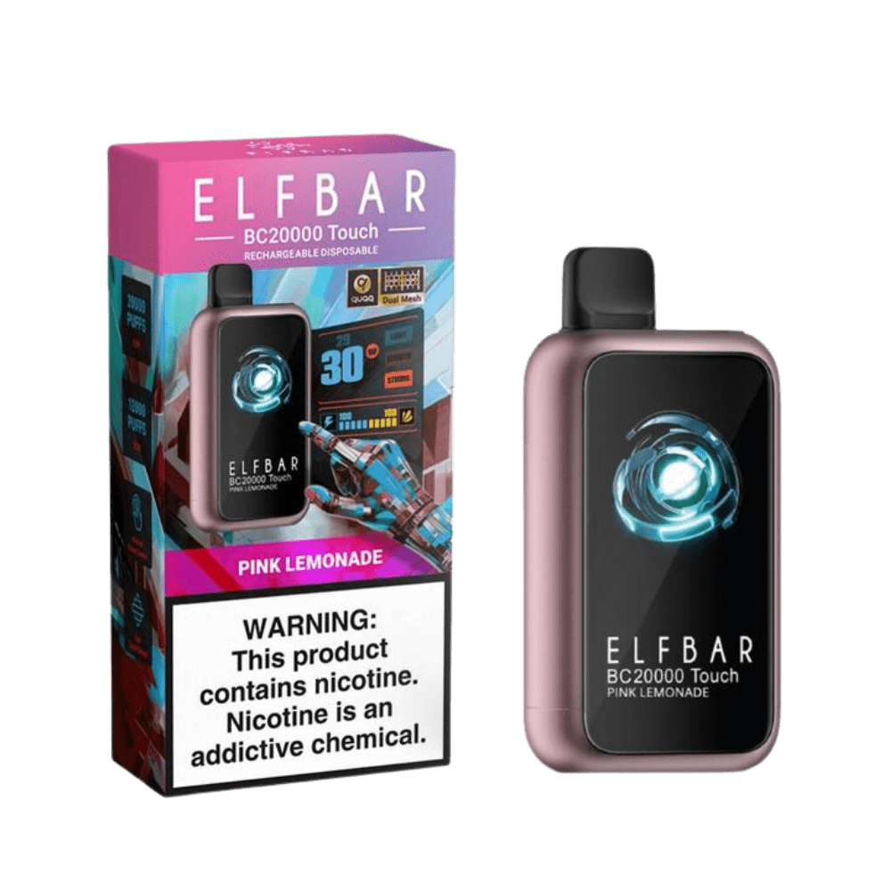 Pod Descartável Elf Bar Bc20000 Touch - 20.000 Puffs - Pink Lemonade 1 Pod Descartável Elf Bar - Pod Descartável Elf Bar Bc20000 Touch - 20.000 Puffs - Pink Lemonade