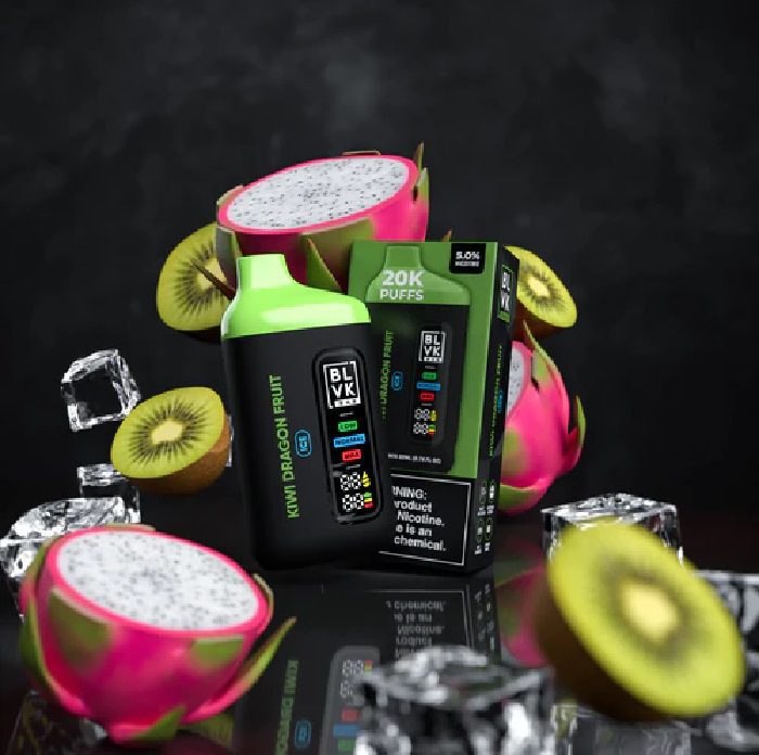 Pod Descartável Blvk Bar - 20.000 Puffs - Kiwi Dragon Fruit Ice 1 Pod Descartável Kiwi Dragon Fruit - Pod Descartável Blvk Bar - 20.000 Puffs - Kiwi Dragon Fruit Ice