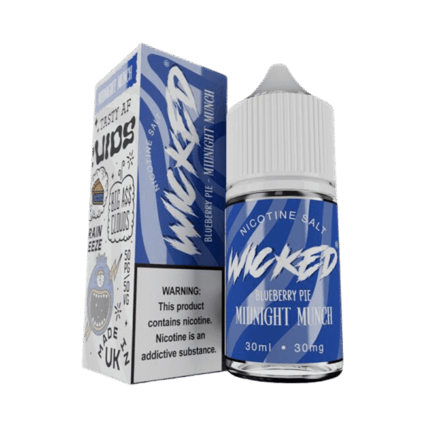 líquido wicked salt - Líquido Wicked Salt - Blueberry Pie - Midnight Munch