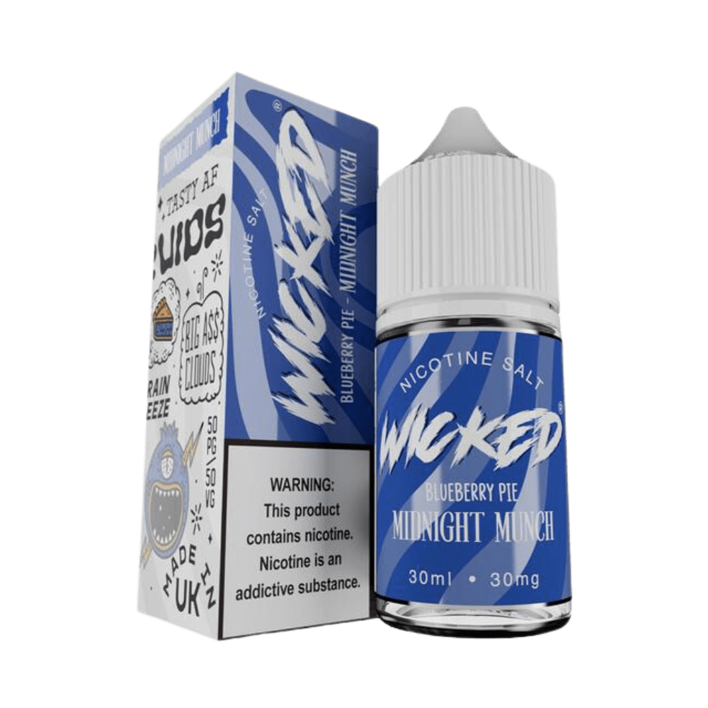 Líquido Wicked Salt - Blueberry Pie - Midnight Munch 1 Líquido Wicked Salt - Líquido Wicked Salt - Blueberry Pie - Midnight Munch