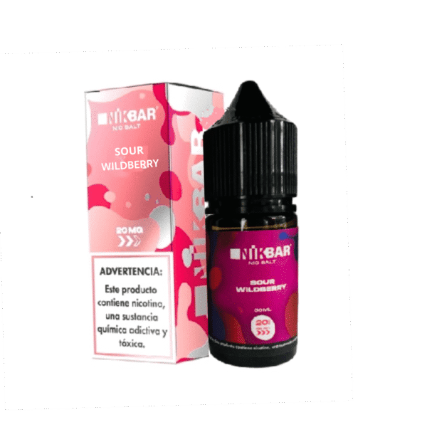 nic salt sour wildberry - Líquido Nikbar Salt - Sour Wildberry