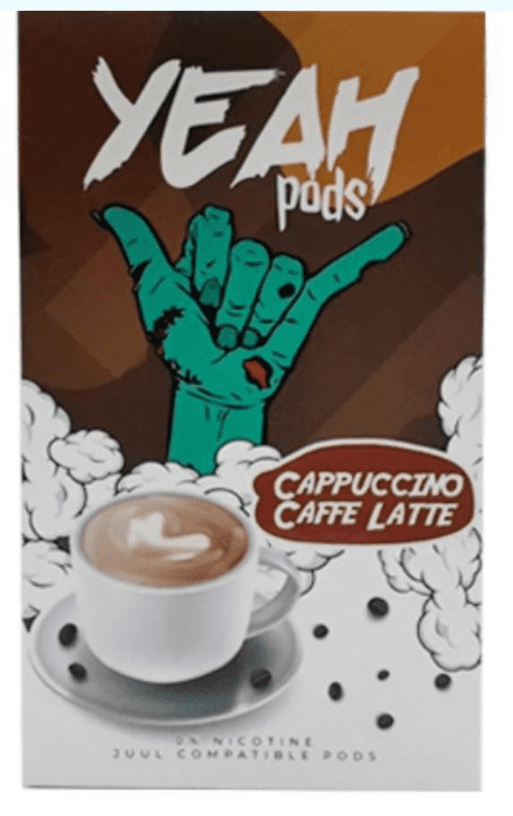 Yeah Pods De Reposição Cappuccino Cafe Latte - Compatíveis Com Juul - Yeah 1 Pods Reposição Cappuccino - Yeah Pods De Reposição Cappuccino Cafe Latte - Compatíveis Com Juul - Yeah
