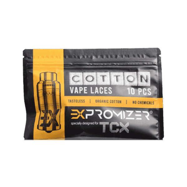 algodão cotton vape laces - Algodão Cotton Vape Laces - c/10 Cadarços - ExPromizer