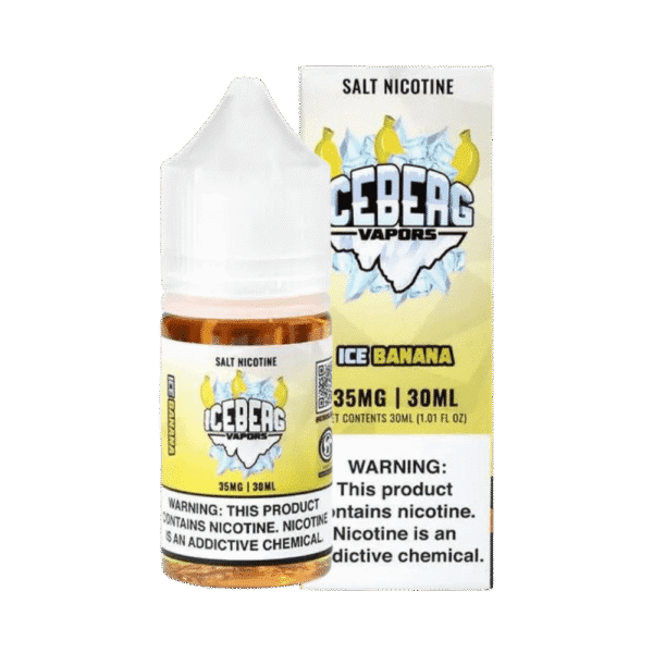 líquido ice banana - Líquido Iceberg Vapors Salt - Ice Banana