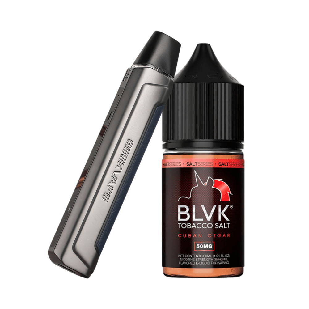 Combo Pod Aegis One + Líquido Blvk Salt Cuban Cigar 1 Combo Pod Aegis One - Combo Pod Aegis One + Líquido Blvk Salt Cuban Cigar