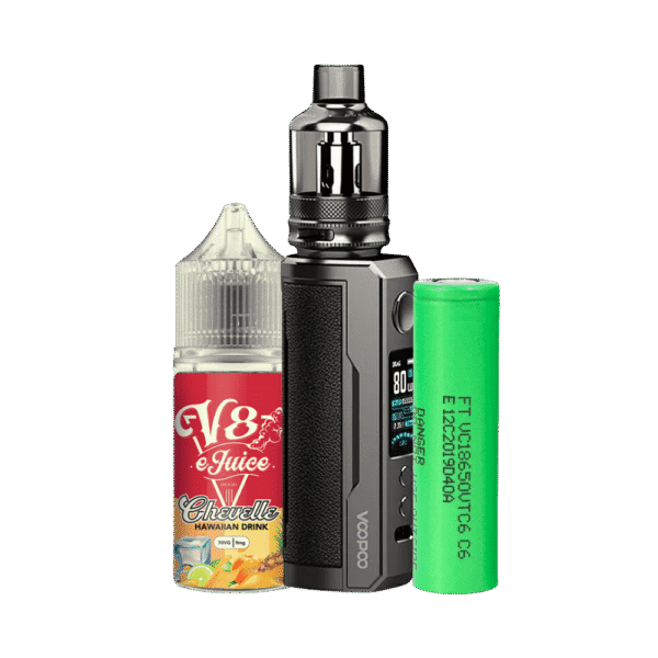 Combo Pod Drag X Plus - Combo Pod Drag X Plus + Bateria Sony Vtc6 + Líquido V8 E-Juice Hawaiian Drink
