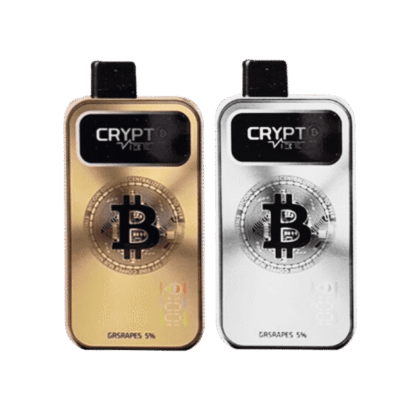 pod descartável crypt vibe - Pod Descartável Crypt ₿ Vibe - 20.000 Puffs - Strawberry Grape