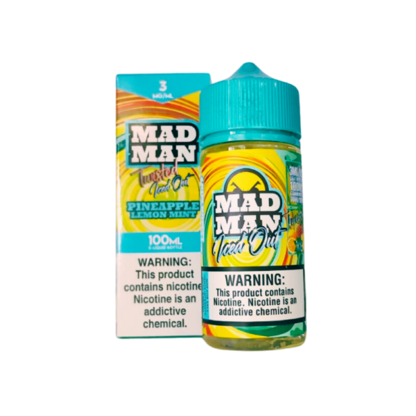líquido pineapple lemon mint - Liquido Mad Man - Twisted Iced Out - Pineapple Lemon Mint