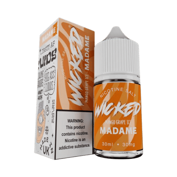 líquido wicked salt - Líquido Wicked Salt - Mango Grape Ice - Madame