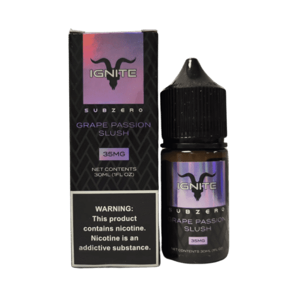 líquido ignite salt - Líquido Ignite Salt - SubZero - Grape Passion Slush