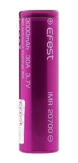 Bateria Imr 20700 3000Mah 30A - Efest 1 Bateria Imr 20700 - Bateria Imr 20700 3000Mah 30A - Efest