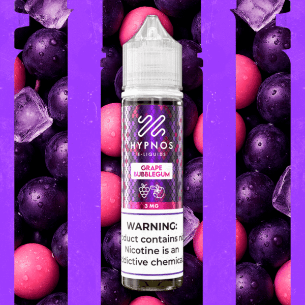 líquido grape bubblegum - Líquido Hypnos - Grape Bubblegum