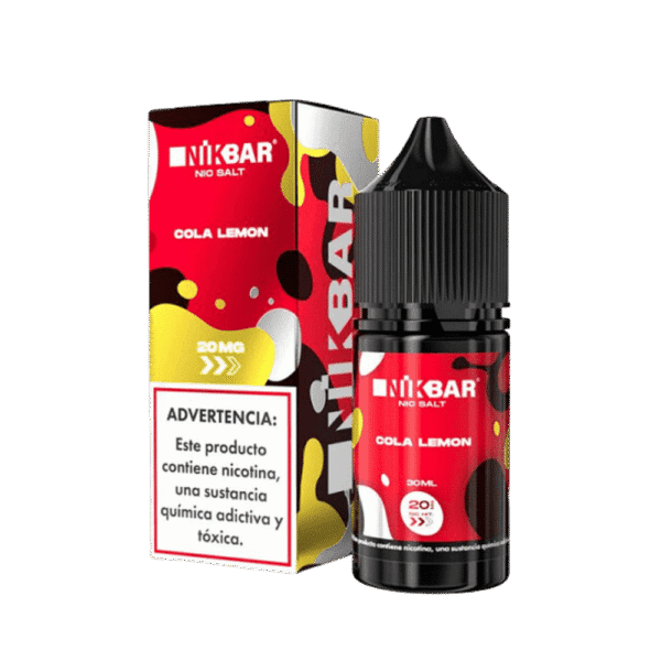 líquido nikbar salt cola lemon - Líquido Nikbar Salt - Cola Lemon