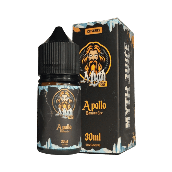 líquido myth salt banana ice - Líquido Myth Salt - Apollo - Banana Ice