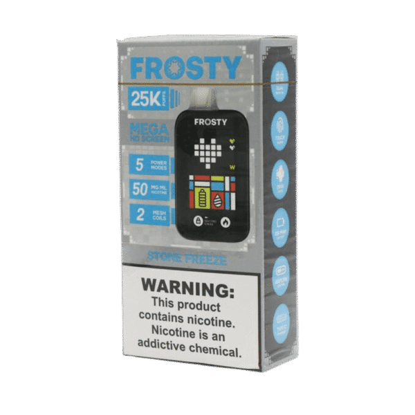pod descartável frost - Pod Descartável Frosty - 25.000 Puffs - Stone Freeze
