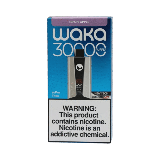 pod descartavel waka - Pod Descartável Waka soPro Titan - 30.000 Puffs - Green Apple
