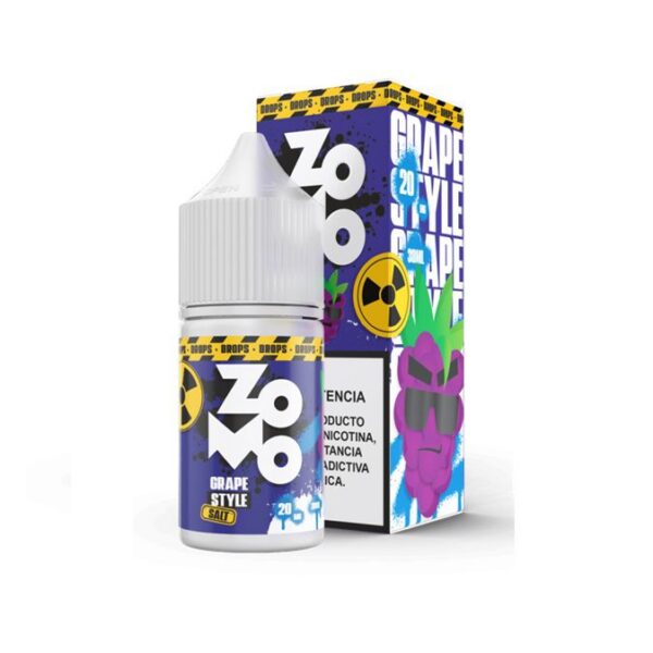 líquido zomo salt - Líquido Zomo Salt - Grape Style Drops