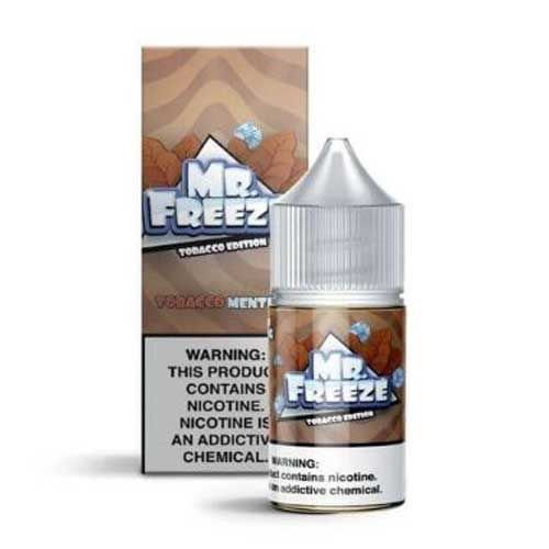 mr freeze salt - Líquido Mr. Freeze Salt - Tobacco Menthol - Tobacco Edition