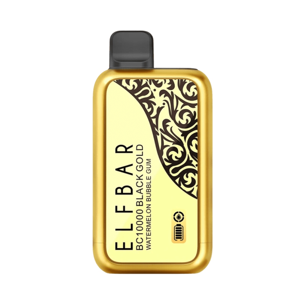 Pod Descartável Elf Bar Bc10000 - Black Gold - 10.000 Puffs -Watermelon Bubble Gum 1 Pod Descartavel Elf Bar Bc10000 - Pod Descartável Elf Bar Bc10000 - Black Gold - 10.000 Puffs -Watermelon Bubble Gum