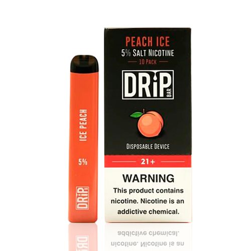 Pod Descartável Drip Bar - 400 Puffs - Peach Ice 1 Pod Descartável 400 Puffs - Pod Descartável Drip Bar - 400 Puffs - Peach Ice
