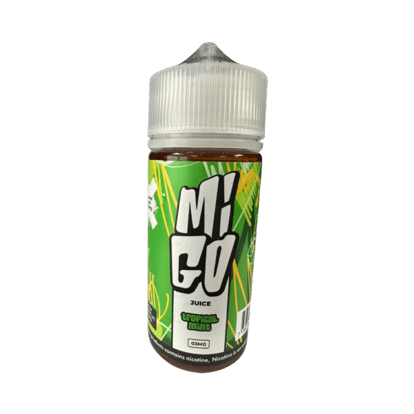 líquido migo tropical mint - Líquido Migo - 100ml - Tropical Mint