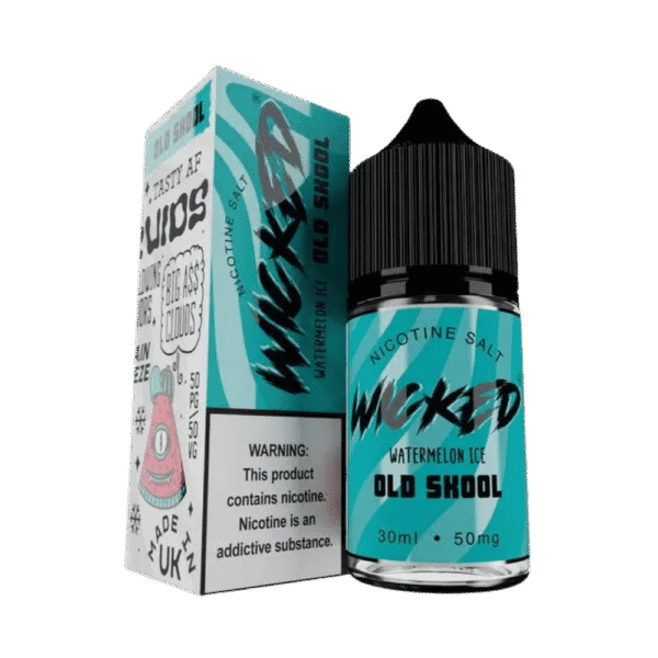 líquido wicked salt watermelon ice - Líquido Wicked Salt - Watermelon Ice - Old Skool