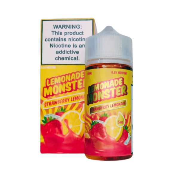 líquido jam monster strawberry lemonade - Líquido Jam Monster - Lemonade Monster - Strawberry Lemonade