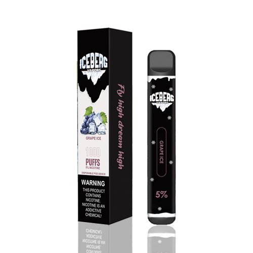 Pod Descartável Iceberg Vapors - 1000 Puffs - Grape Ice 1 Pod Descartável 1000 Puffs - Pod Descartável Iceberg Vapors - 1000 Puffs - Grape Ice