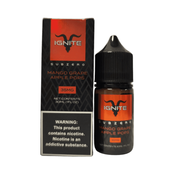 líquido ignite salt - Líquido Ignite Salt - SubZero - Mango Grape Apple Pops