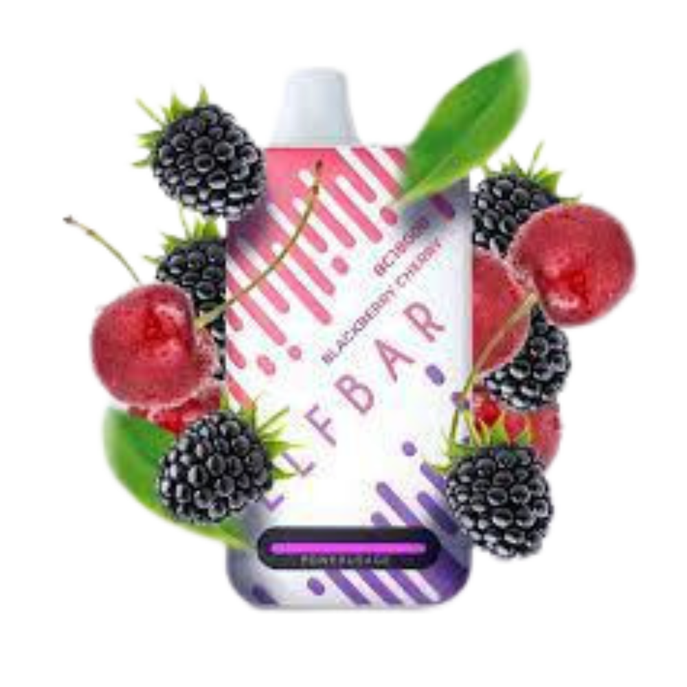 Pod Descartável Elf Bar Bc18000 - 18.000 Puffs - Blackberry Cherry 1 Pod Descartavel Elf Bar Bc18000 - Pod Descartável Elf Bar Bc18000 - 18.000 Puffs - Blackberry Cherry