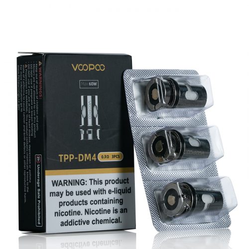 coil tpp-dm4 - Resistência / Coil de TPP-DM4 (Drag 3 / Drag X Plus) - Voopoo