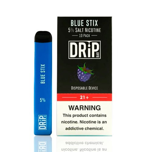 Pod Descartável Drip Bar - 400 Puffs - Blue Stix 1 Pod Descartável Drip Bar - Pod Descartável Drip Bar - 400 Puffs - Blue Stix