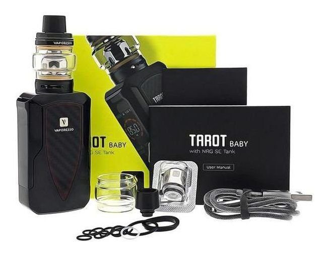 Kit Vape Tarot Baby C/ Tanque Nrg Se - Vaporesso 1 Kit Vape Tarot Baby - Kit Vape Tarot Baby C/ Tanque Nrg Se - Vaporesso