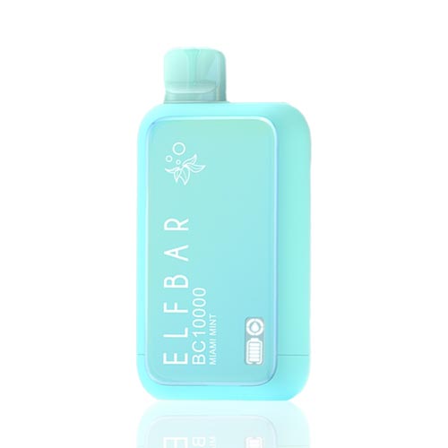Pod Descartável Elf Bar Bc10000 - Edição Especial - 10.000 Puffs - Miami Mint 1 Pod Descartavel Elf Bar Bc10000 - Pod Descartável Elf Bar Bc10000 - Edição Especial - 10.000 Puffs - Miami Mint