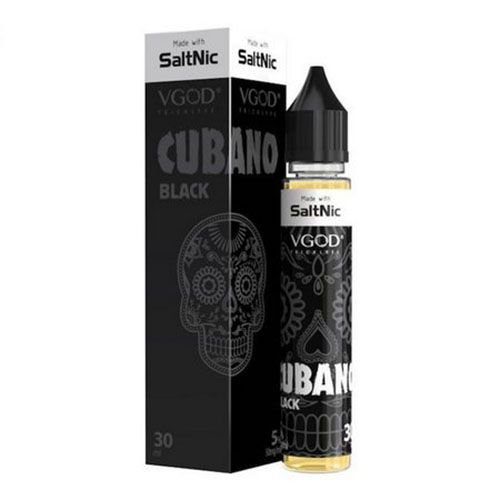 liquido vgod salt - Líquido VGod Salt - Cubano Black