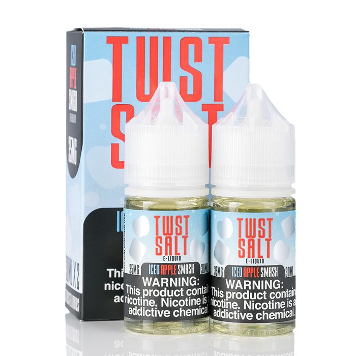 Liquido Twst E-Liquid Salt - Iced Apple Smash 1 Iced Apple Smash - Liquido Twst E-Liquid Salt - Iced Apple Smash