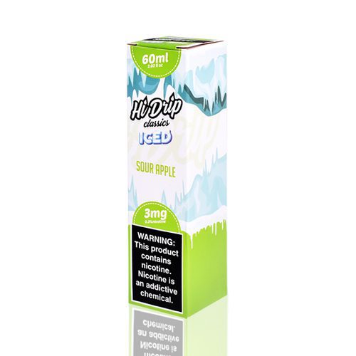 Liquido Hi Drip - Sour Apple Iced - Classics 1 Sour Apple Iced - Liquido Hi Drip - Sour Apple Iced - Classics