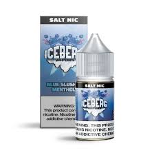 líquido nic salt - Líquido Iceberg Vapors Salt - Blue Slushie Menthol