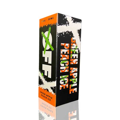 green apple peach ice - Líquido OFF Salt - Green Apple Peach Ice