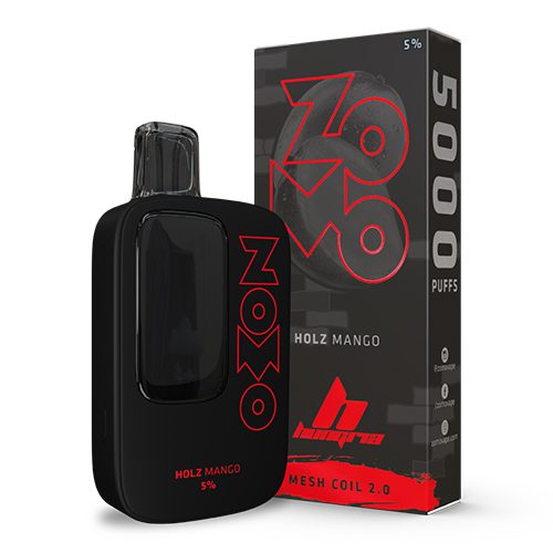 pod descartável zomo hungria - Pod descartável Zomo - Hungria 2.0 - 5000 puffs - Holz Mango