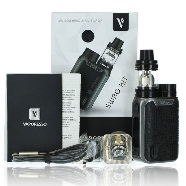 Kit Vape Swag 80W C/ Atomizador Nrg Se - Vaporesso 1 Kit Vape Swag 80W - Kit Vape Swag 80W C/ Atomizador Nrg Se - Vaporesso