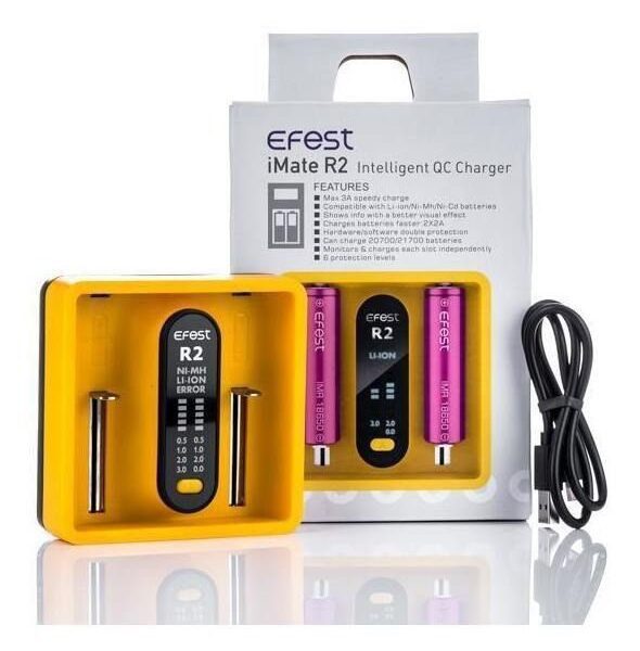 carregador imate r2 - Carregador iMate R2 - Efest